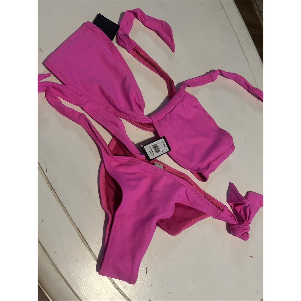 Frederick's Of Hollywood Women's Laguna Bikini Set Size M Hot Pink